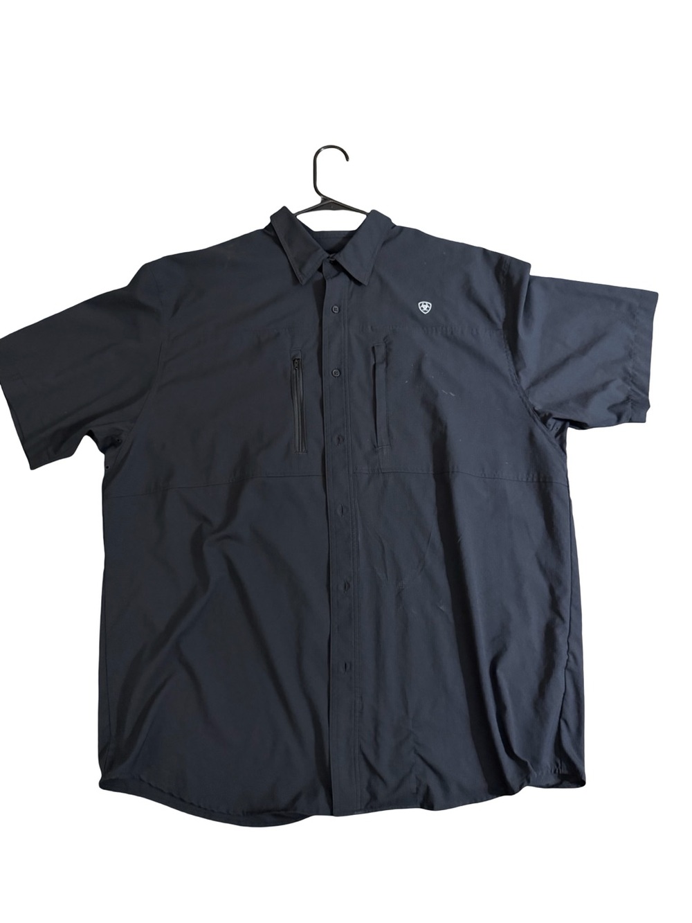 Ariat Men’s Black Short-Sleeve Button-Down Shirt